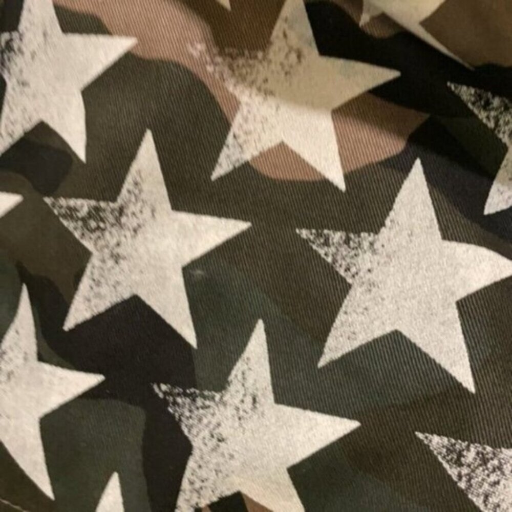 Valentino Denim Star Print Shorts size 4 - Picture 5 of 11